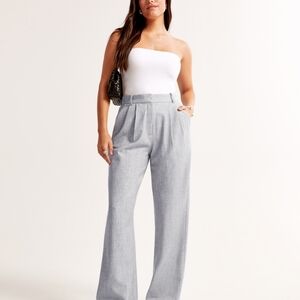 Abercrombie & Fitch - Curve Love A&F Sloane Wide Leg Pant